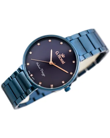 ZEGAREK G. ROSSI - 11155B2-6F3 (zg784g) blue + BOX