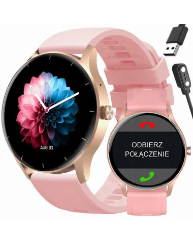 SMARTWATCH UNISEX GRAVITY GT2-1 - ROZMOWY BLUETOOTH, WŁASNE TARCZE (sg019a)