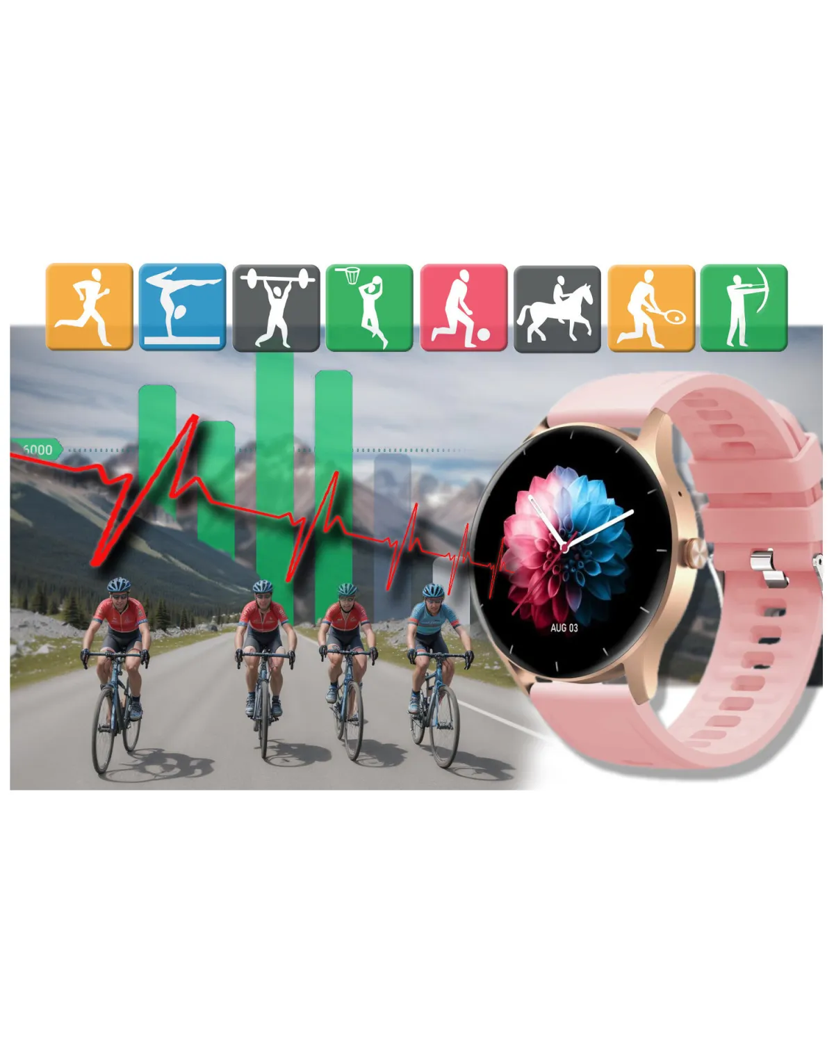 SMARTWATCH UNISEX GRAVITY GT2-1 - ROZMOWY BLUETOOTH, WŁASNE TARCZE (sg019a) SMARTWATCH UNISEX GRAVITY GT2-1 - ROZMOWY BLUETOOTH, WŁASNE TARCZE (sg019a)