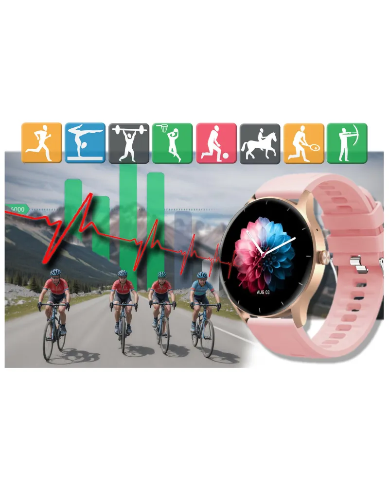 SMARTWATCH UNISEX GRAVITY GT2-1 - ROZMOWY BLUETOOTH, WŁASNE TARCZE (sg019a) SMARTWATCH UNISEX GRAVITY GT2-1 - ROZMOWY BLUETOOTH, WŁASNE TARCZE (sg019a)