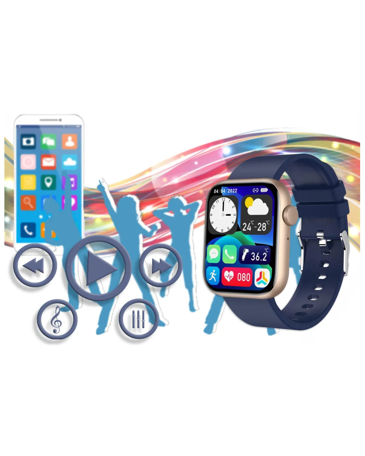 SMARTWATCH UNISEX GRAVITY GT3-4 - ROZMOWY BLUETOOTH, WŁASNE TARCZE (sg022d) SMARTWATCH UNISEX GRAVITY GT3-4 - ROZMOWY BLUETOOTH, WŁASNE TARCZE (sg022d)