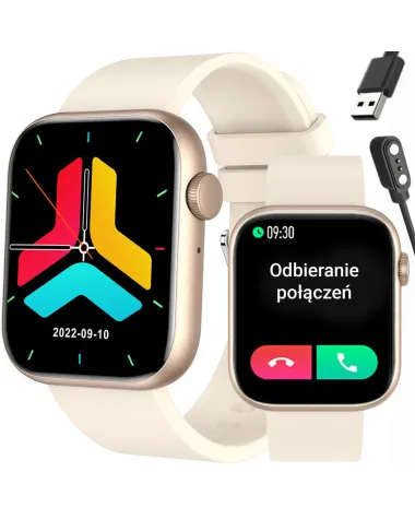 SMARTWATCH UNISEX GRAVITY GT3-6 - ROZMOWY BLUETOOTH, WŁASNE TARCZE (sg022f)