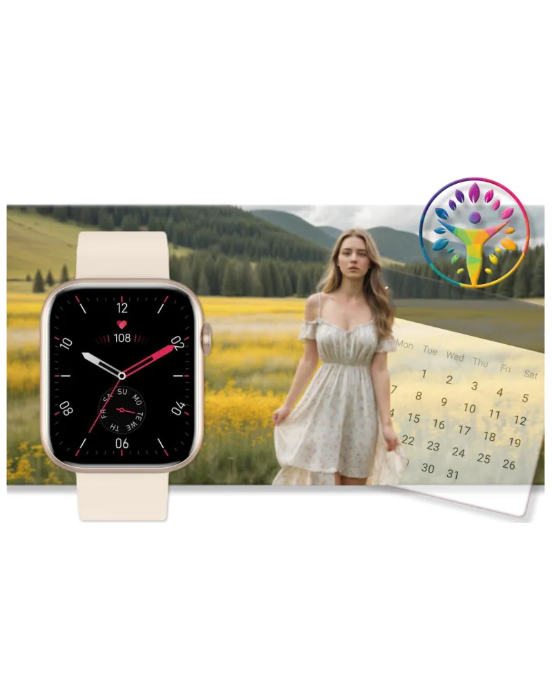 SMARTWATCH UNISEX GRAVITY GT3-6 - ROZMOWY BLUETOOTH, WŁASNE TARCZE (sg022f)