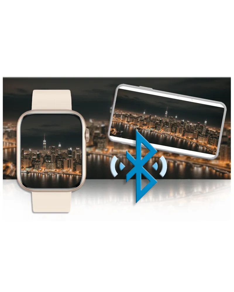 SMARTWATCH UNISEX GRAVITY GT3-6 - ROZMOWY BLUETOOTH, WŁASNE TARCZE (sg022f)