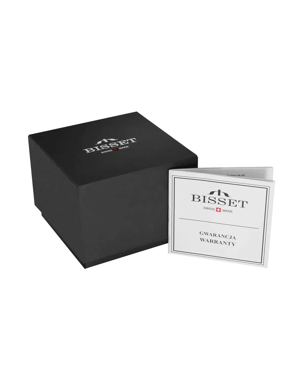 ZEGAREK DAMSKI BISSET BSBF33 (zb579v) - SZAFIROWE SZKŁO