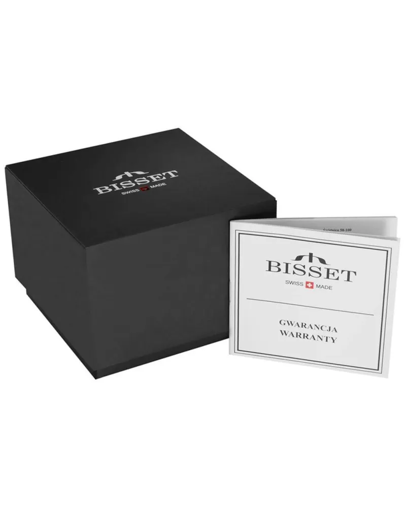 ZEGAREK DAMSKI BISSET BSBF33 (zb579v) - SZAFIROWE SZKŁO