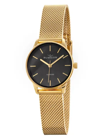 ZEGAREK DAMSKI RUBICON RNBE35 - SZAFIROWE SZKŁO (zr642a)