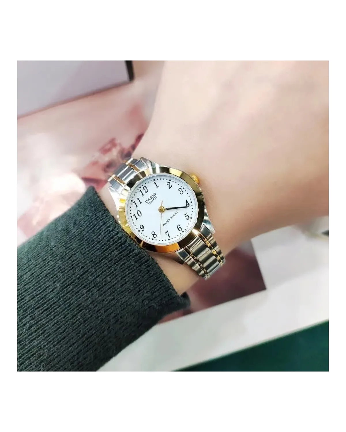 ZEGAREK DAMSKI CASIO LTP-1128G-7B (zd554b) + BOX ZEGAREK DAMSKI CASIO LTP-1128G-7B (zd554b) + BOX