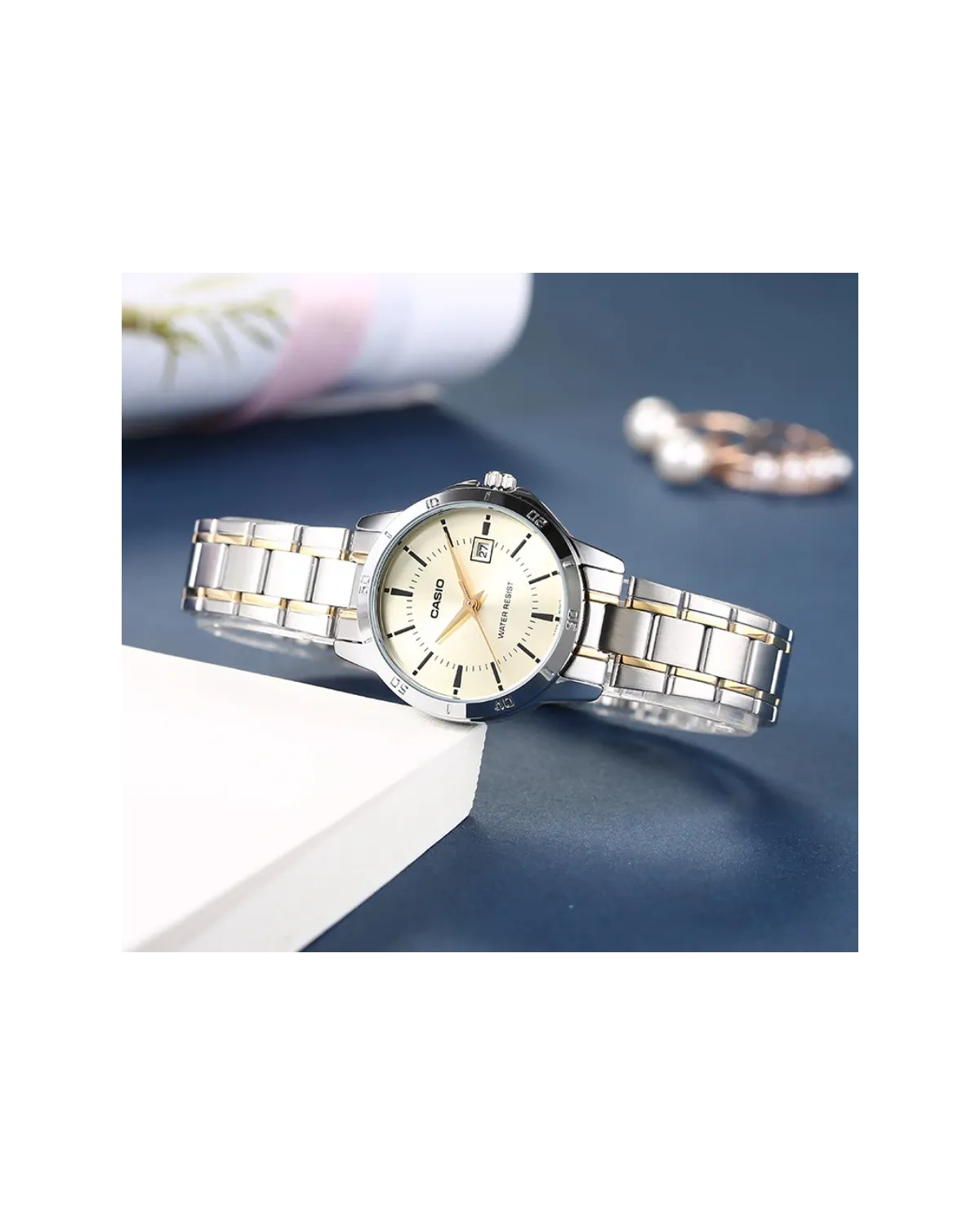 ZEGAREK DAMSKI CASIO LTP-V004SG-9A (zd568f) + BOX