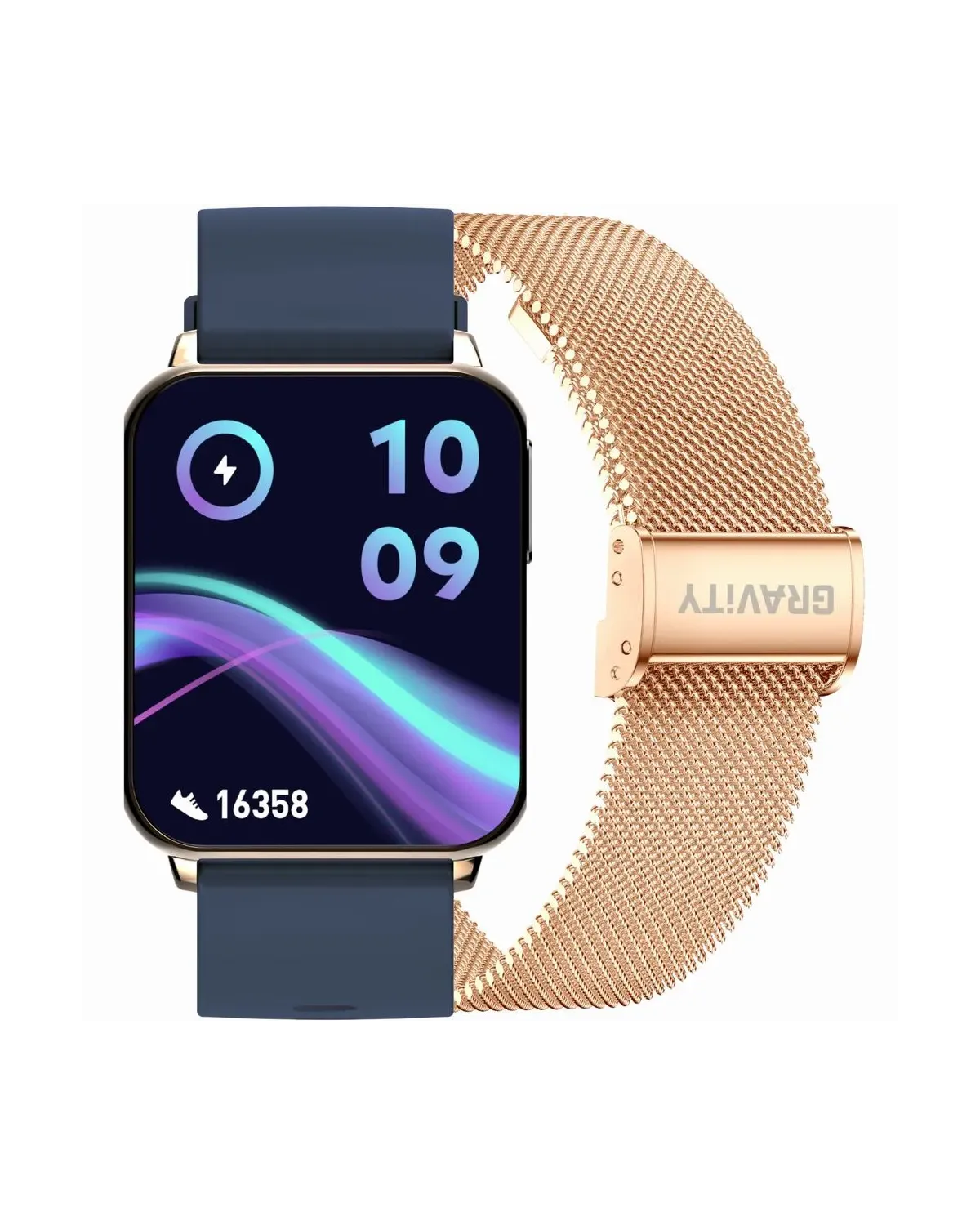 SMARTWATCH UNISEX GRAVITY GT17-2 - AMOLED, DODATKOWY PASEK (sg038b) SMARTWATCH UNISEX GRAVITY GT17-2 - AMOLED, DODATKOWY PASEK (sg038b)
