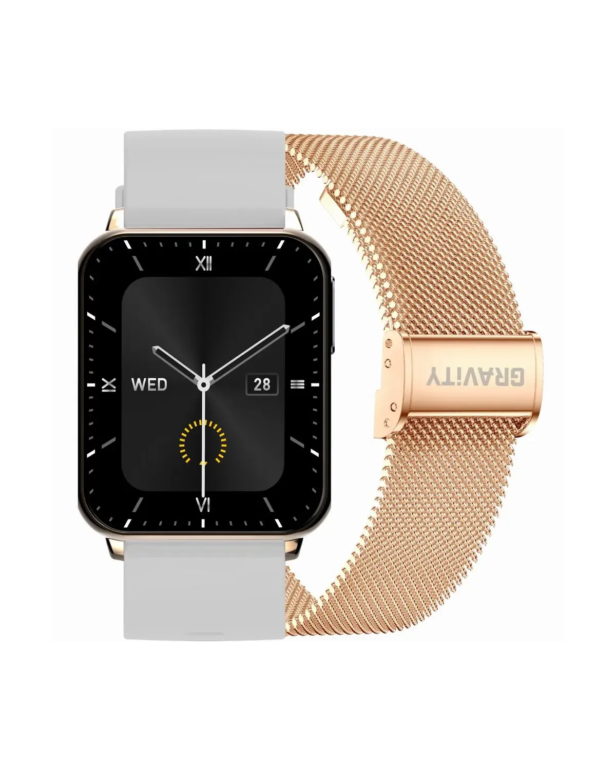 SMARTWATCH UNISEX GRAVITY GT17-4 - AMOLED, DODATKOWY PASEK (sg038d)