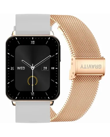 SMARTWATCH UNISEX GRAVITY GT17-4 - AMOLED, DODATKOWY PASEK (sg038d)