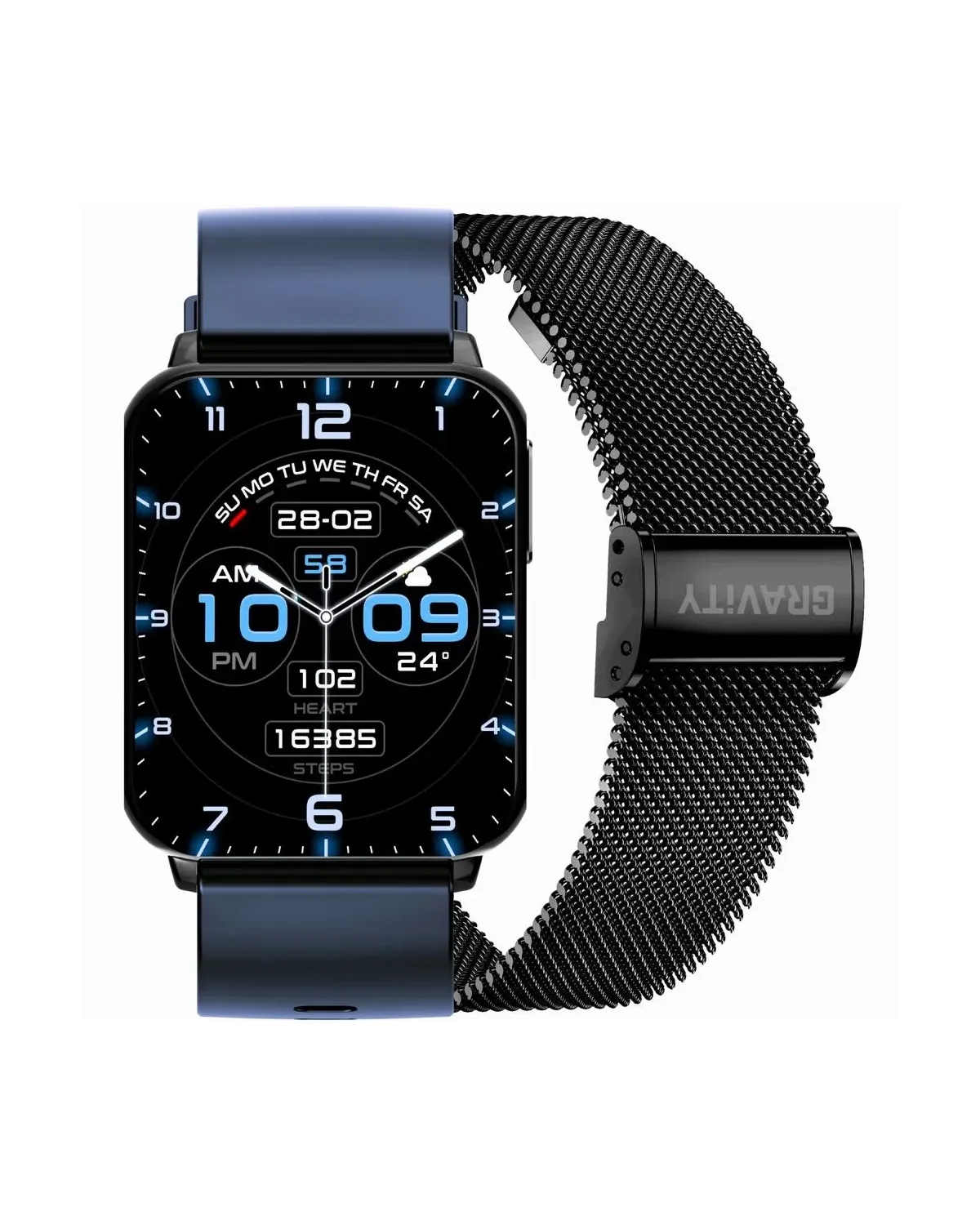 SMARTWATCH UNISEX GRAVITY GT17-9 - AMOLED, DODATKOWY PASEK (sg038i) SMARTWATCH UNISEX GRAVITY GT17-9 - AMOLED, DODATKOWY PASEK (sg038i)