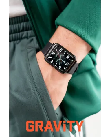 SMARTWATCH UNISEX GRAVITY GT17-10 - AMOLED, DODATKOWY PASEK (sg038j) SMARTWATCH UNISEX GRAVITY GT17-10 - AMOLED, DODATKOWY PASEK (sg038j)