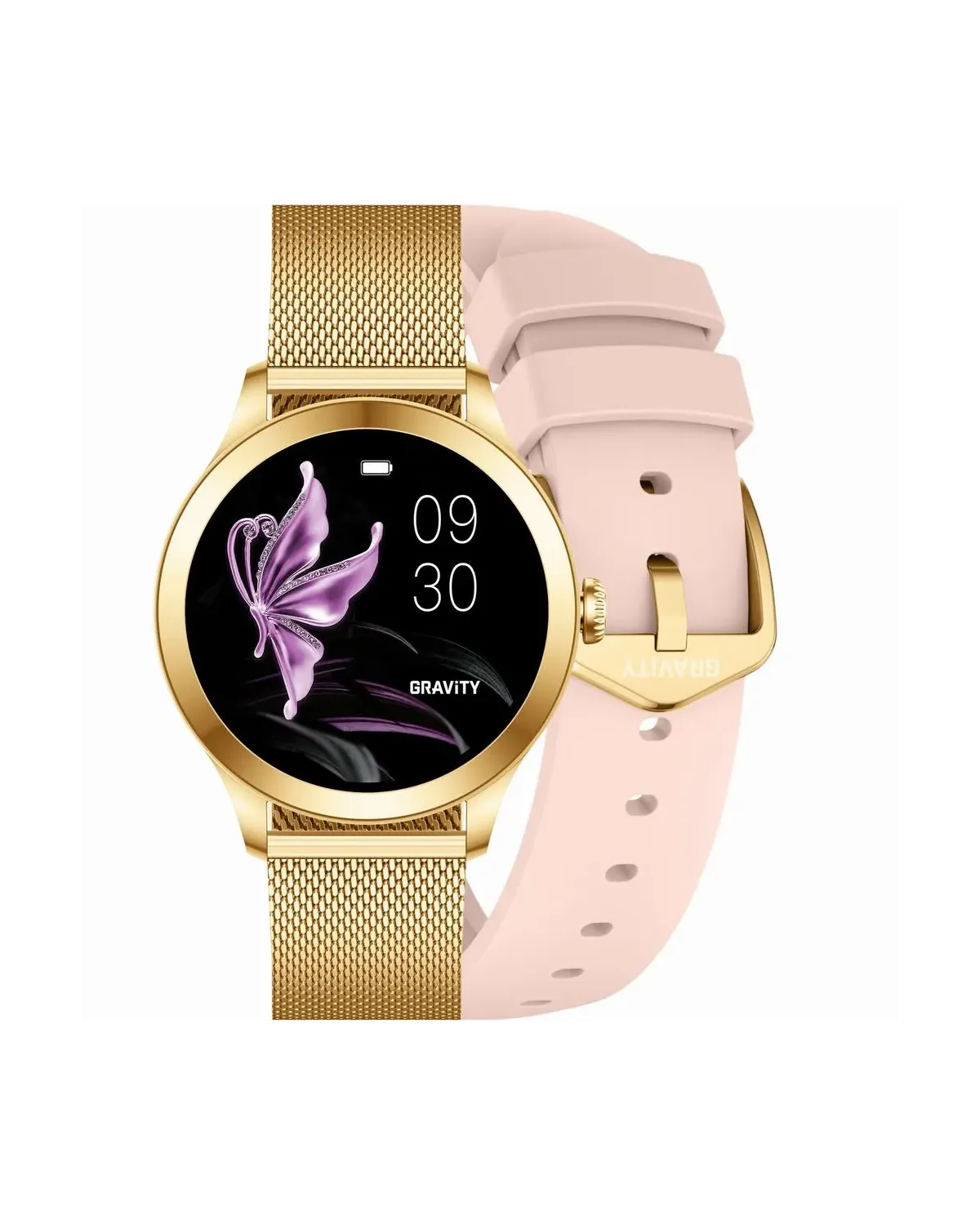 SMARTWATCH DAMSKI GRAVITY GT25-1 PRO - AMOLED, DODATKOWY PASEK (sg039a) SMARTWATCH DAMSKI GRAVITY GT25-1 PRO - AMOLED, DODATKOWY PASEK (sg039a)