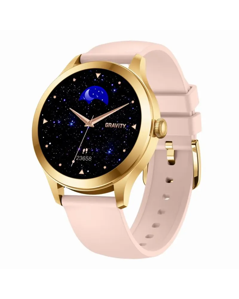 SMARTWATCH DAMSKI GRAVITY GT25-1 PRO - AMOLED, DODATKOWY PASEK (sg039a) SMARTWATCH DAMSKI GRAVITY GT25-1 PRO - AMOLED, DODATKOWY PASEK (sg039a)