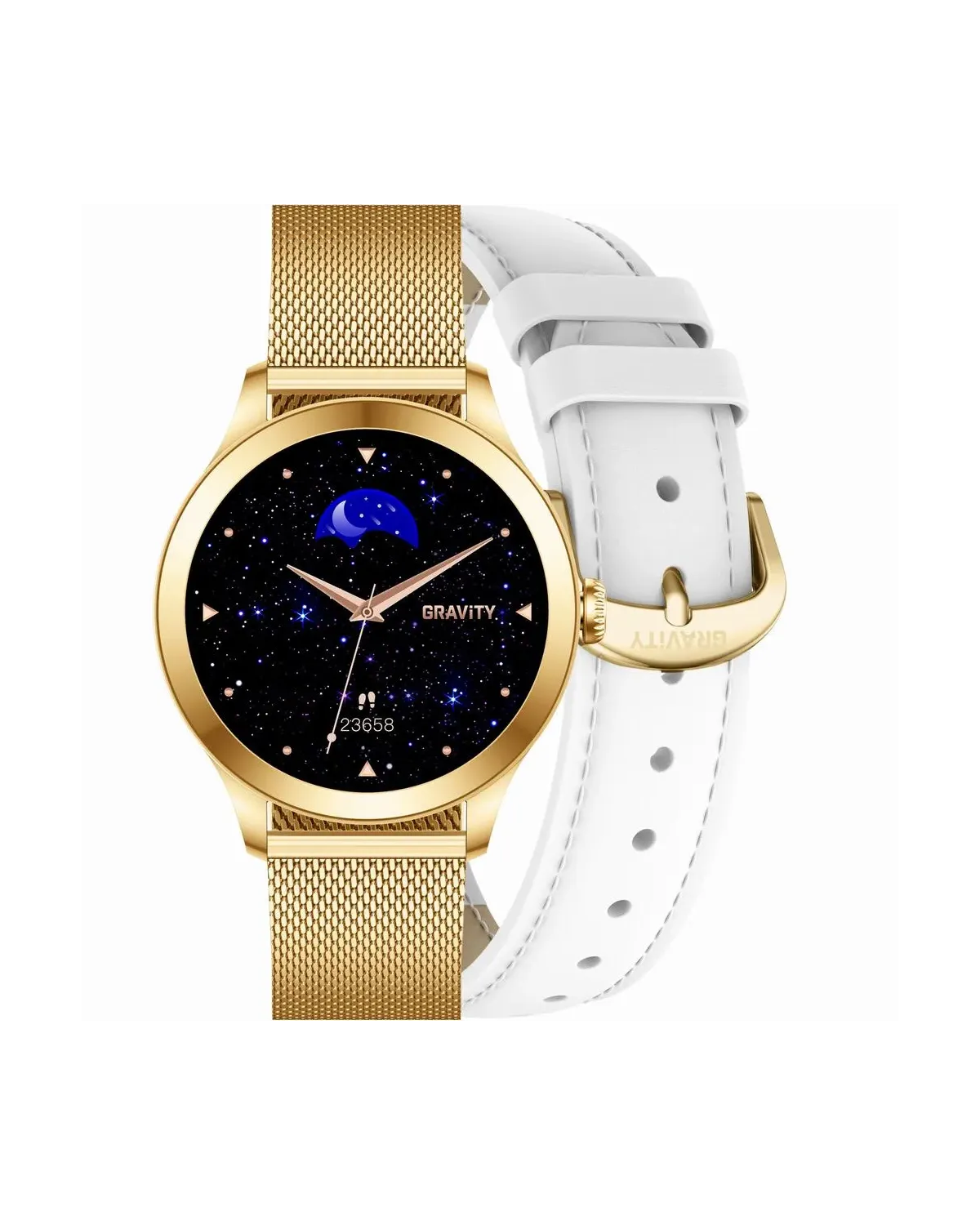 SMARTWATCH DAMSKI GRAVITY GT25-2 PRO - AMOLED, DODATKOWY PASEK (sg039b) SMARTWATCH DAMSKI GRAVITY GT25-2 PRO - AMOLED, DODATKOWY PASEK (sg039b)