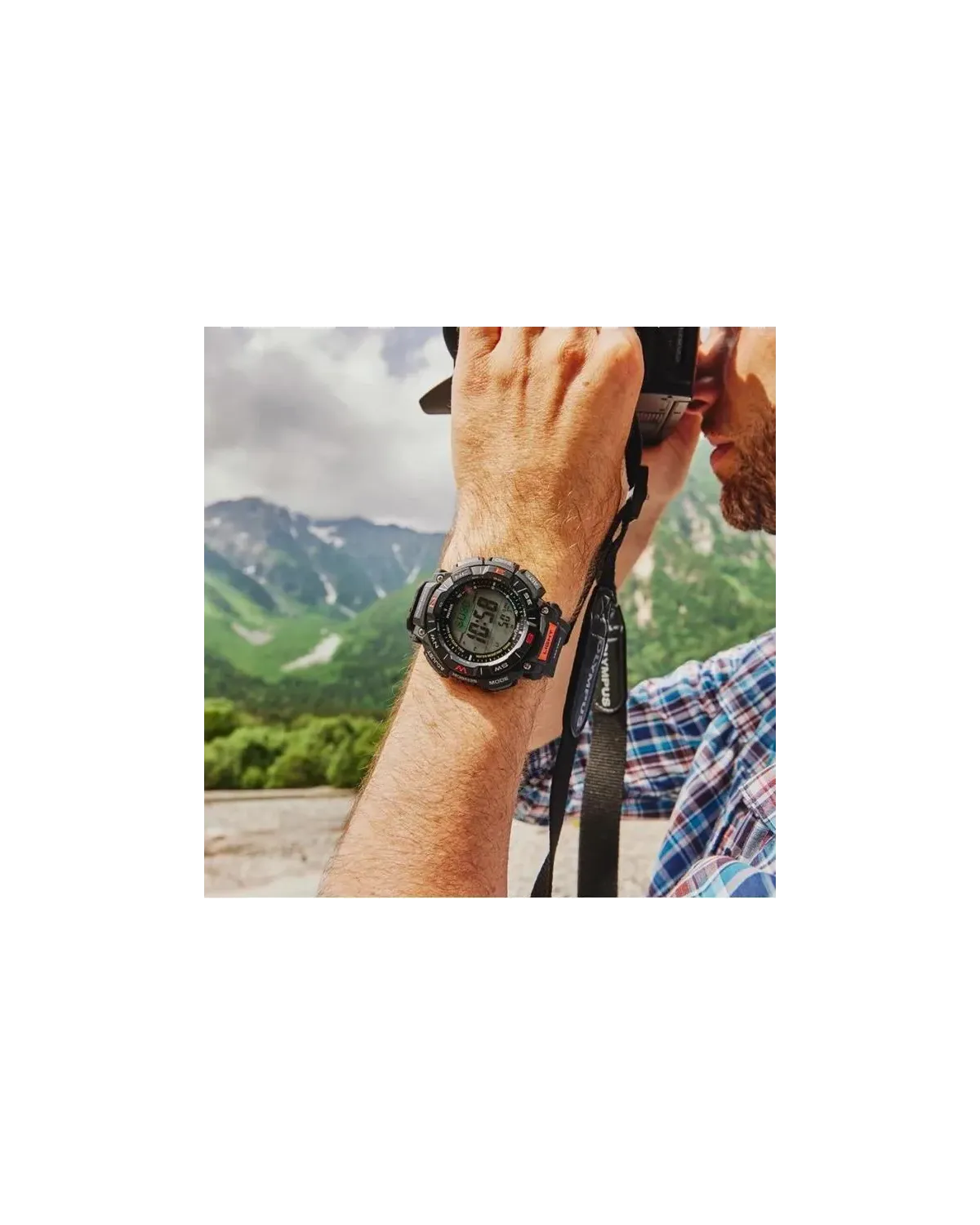 ZEGAREK MĘSKI Casio Pro-Trek SOLAR PRG-340-1ER + BOX