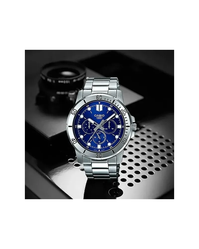 ZEGAREK MĘSKI CASIO MTP-VD300D-2E (zd268b) + BOX