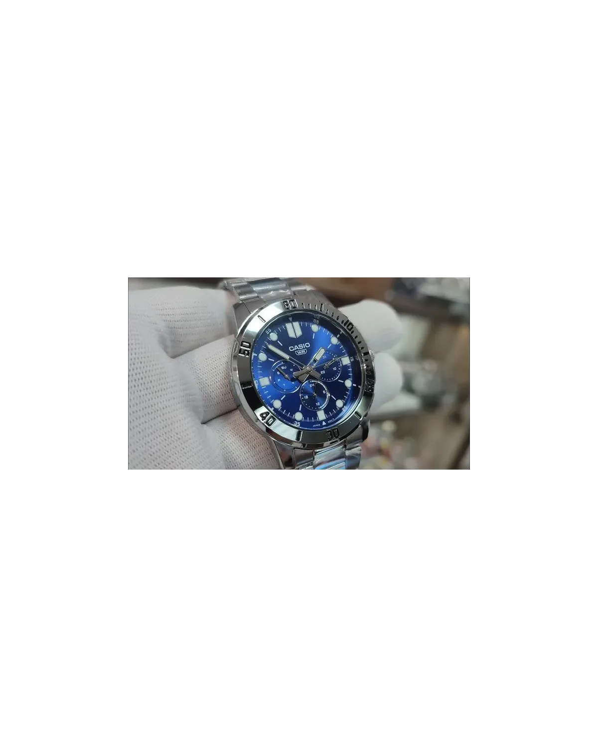 ZEGAREK MĘSKI CASIO MTP-VD300D-2E (zd268b) + BOX