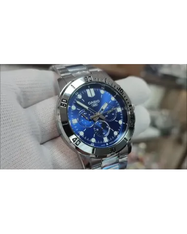 ZEGAREK MĘSKI CASIO MTP-VD300D-2E (zd268b) + BOX