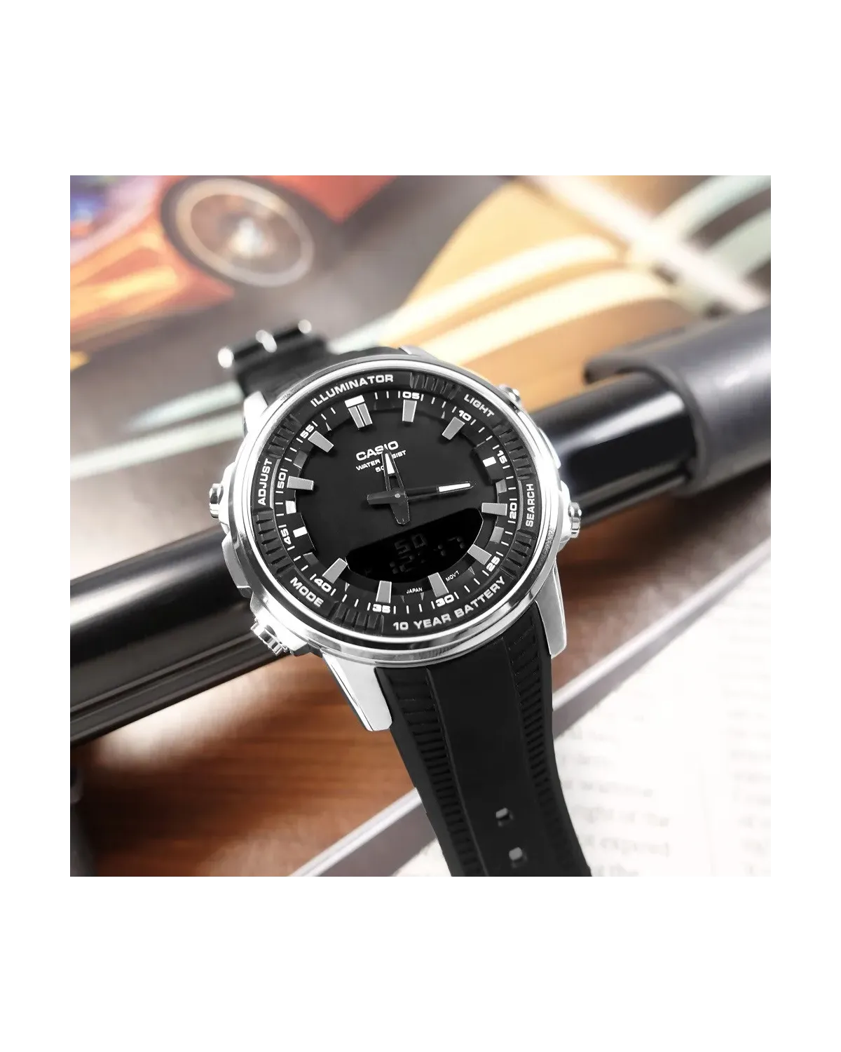 ZEGAREK MĘSKI CASIO AMW-880-1A + BOX
