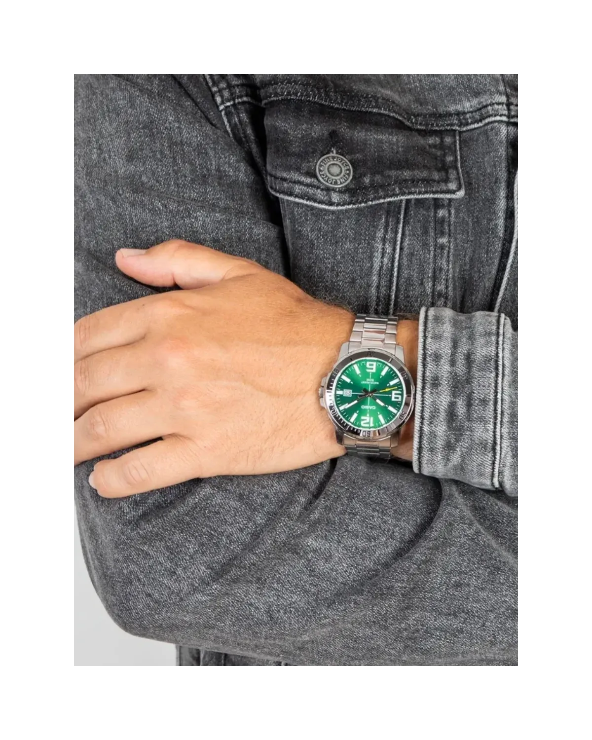 ZEGAREK MĘSKI CASIO MTP-VD01D-3B + BOX ZEGAREK MĘSKI CASIO MTP-VD01D-3B + BOX
