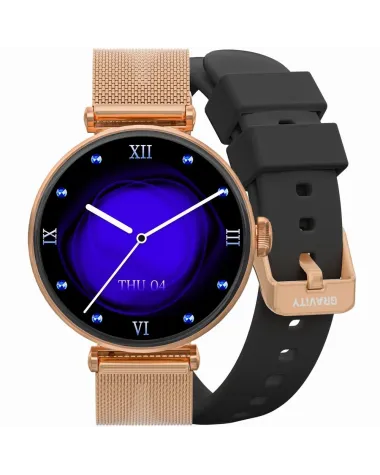 SMARTWATCH DAMSKI GRAVITY GT26-3 - DODATKOWY PASEK (sg042c)