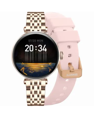 SMARTWATCH DAMSKI GRAVITY GT26-4 - DODATKOWY PASEK (sg042d)