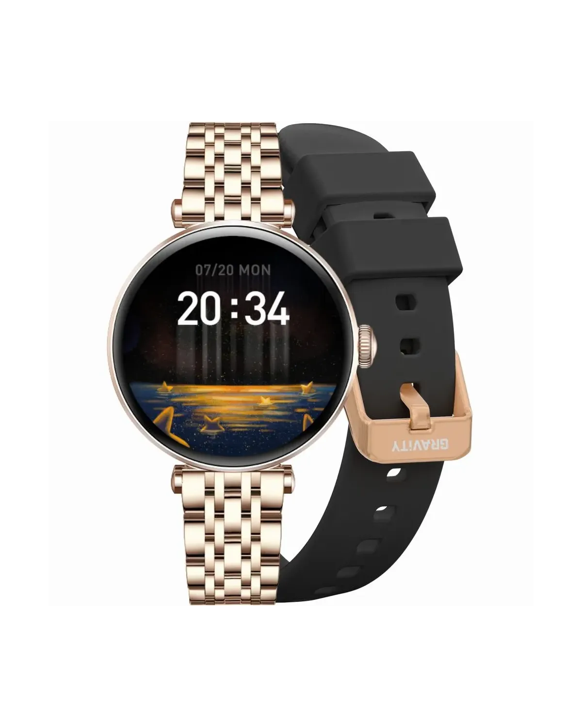 SMARTWATCH DAMSKI GRAVITY GT26-6 - DODATKOWY PASEK (sg042f)