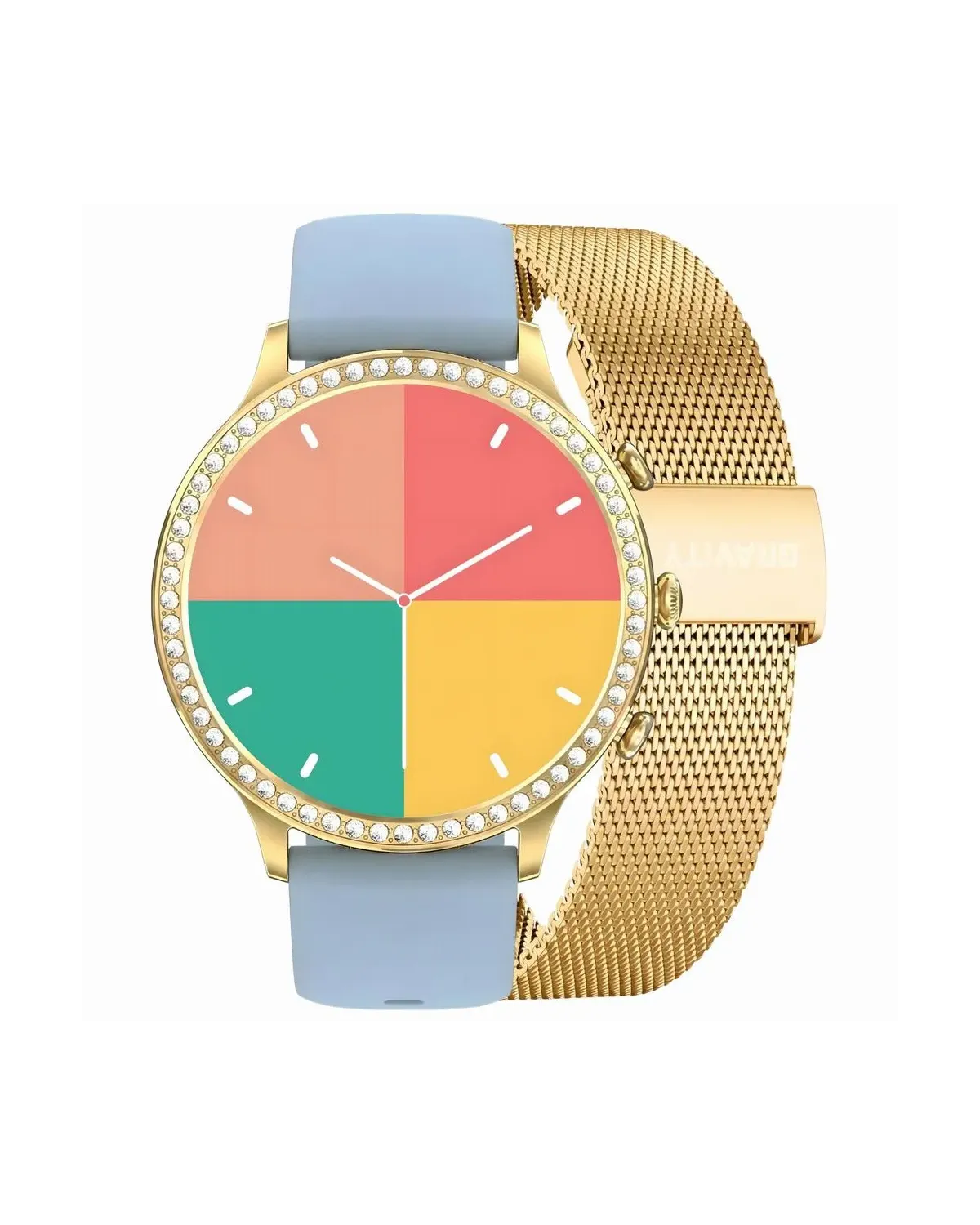 SMARTWATCH DAMSKI GRAVITY GT5-4 - DODATKOWY PASEK (sg043d)