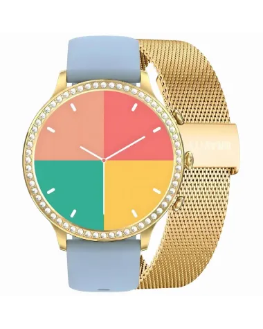 SMARTWATCH DAMSKI GRAVITY GT5-4 - DODATKOWY PASEK (sg043d)