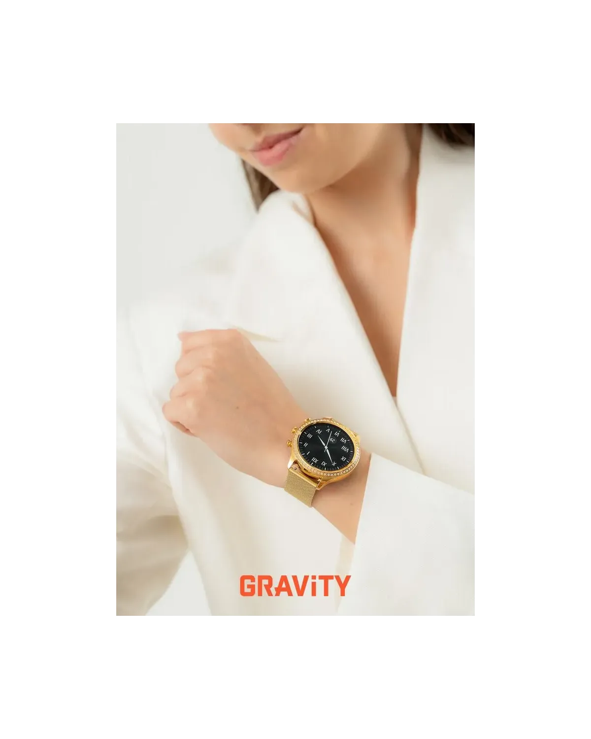 SMARTWATCH DAMSKI GRAVITY GT5-4 - DODATKOWY PASEK (sg043d)