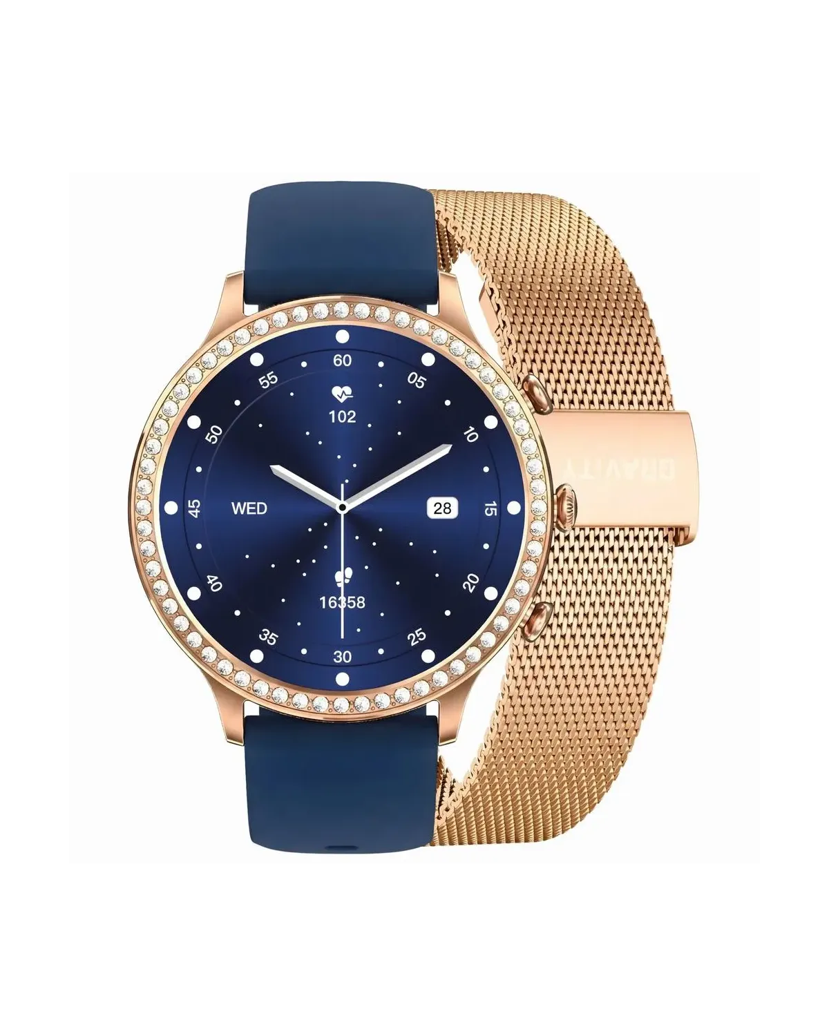 SMARTWATCH DAMSKI GRAVITY GT5-6 - DODATKOWY PASEK (sg043f) SMARTWATCH DAMSKI GRAVITY GT5-6 - DODATKOWY PASEK (sg043f)