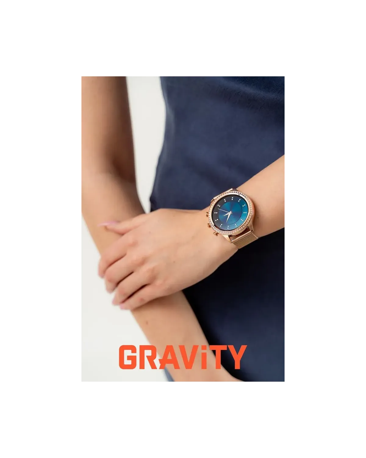 SMARTWATCH DAMSKI GRAVITY GT5-7 - DODATKOWY PASEK (sg043g) SMARTWATCH DAMSKI GRAVITY GT5-7 - DODATKOWY PASEK (sg043g)