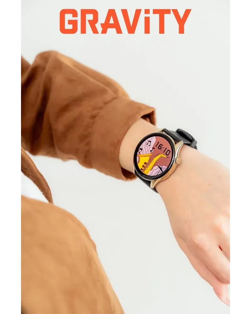 SMARTWATCH DAMSKI GRAVITY GT11-1 - AMOLED, DODATKOWY PASEK (sg044a) SMARTWATCH DAMSKI GRAVITY GT11-1 - AMOLED, DODATKOWY PASEK (sg044a)