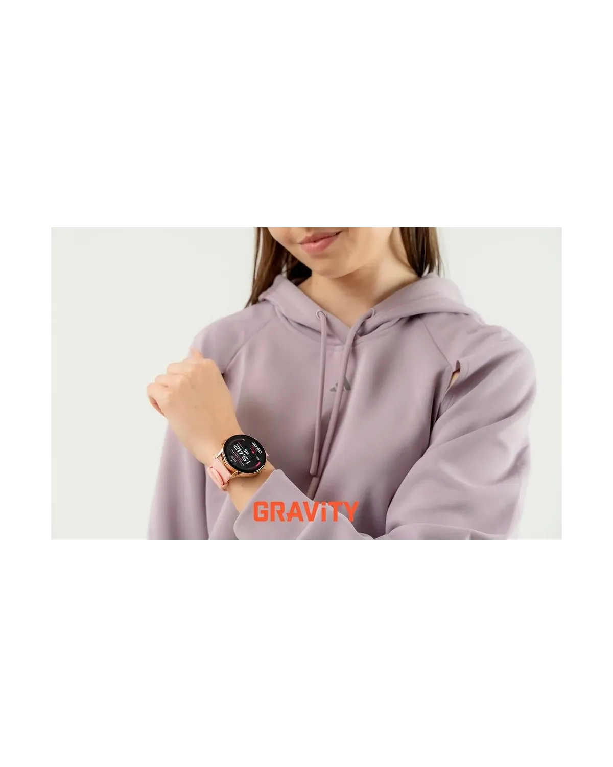 SMARTWATCH DAMSKI GRAVITY GT11-5 - AMOLED, DODATKOWY PASEK (sg044e) SMARTWATCH DAMSKI GRAVITY GT11-5 - AMOLED, DODATKOWY PASEK (sg044e)