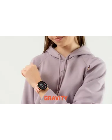 SMARTWATCH DAMSKI GRAVITY GT11-5 - AMOLED, DODATKOWY PASEK (sg044e) SMARTWATCH DAMSKI GRAVITY GT11-5 - AMOLED, DODATKOWY PASEK (sg044e)