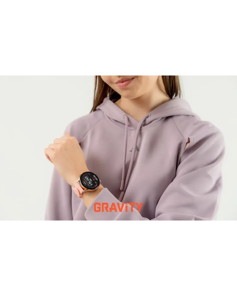 SMARTWATCH DAMSKI GRAVITY GT11-5 - AMOLED, DODATKOWY PASEK (sg044e) SMARTWATCH DAMSKI GRAVITY GT11-5 - AMOLED, DODATKOWY PASEK (sg044e)