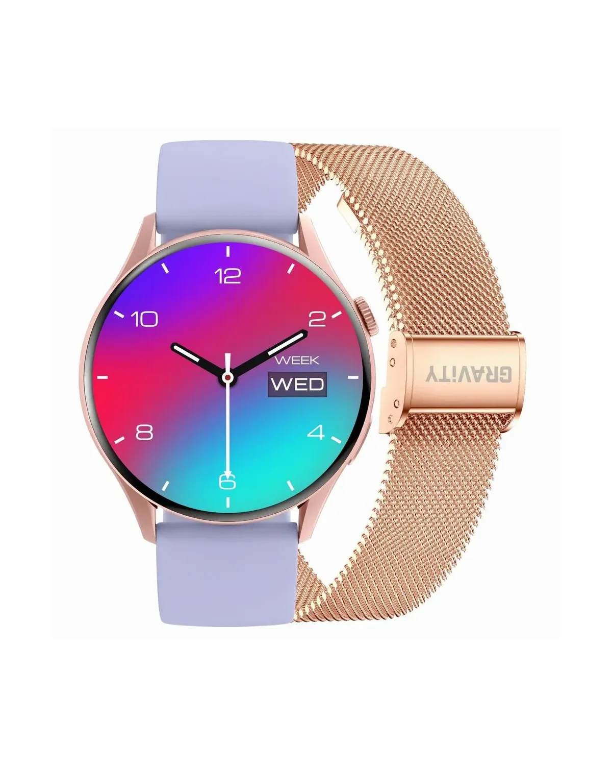 SMARTWATCH DAMSKI GRAVITY GT11-7 - AMOLED, DODATKOWY PASEK (sg044g) SMARTWATCH DAMSKI GRAVITY GT11-7 - AMOLED, DODATKOWY PASEK (sg044g)