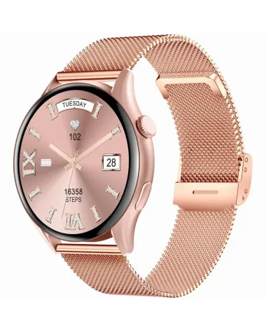 SMARTWATCH DAMSKI GRAVITY GT11-8 - AMOLED, DODATKOWY PASEK (sg044h)