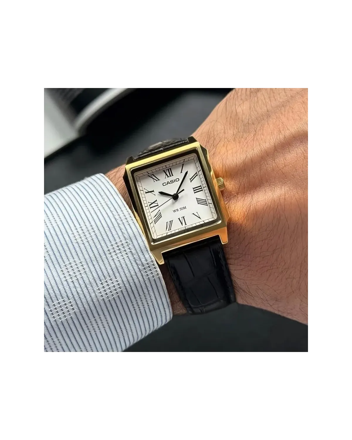 ZEGAREK MĘSKI CASIO MTP-B190GL-7B + BOX