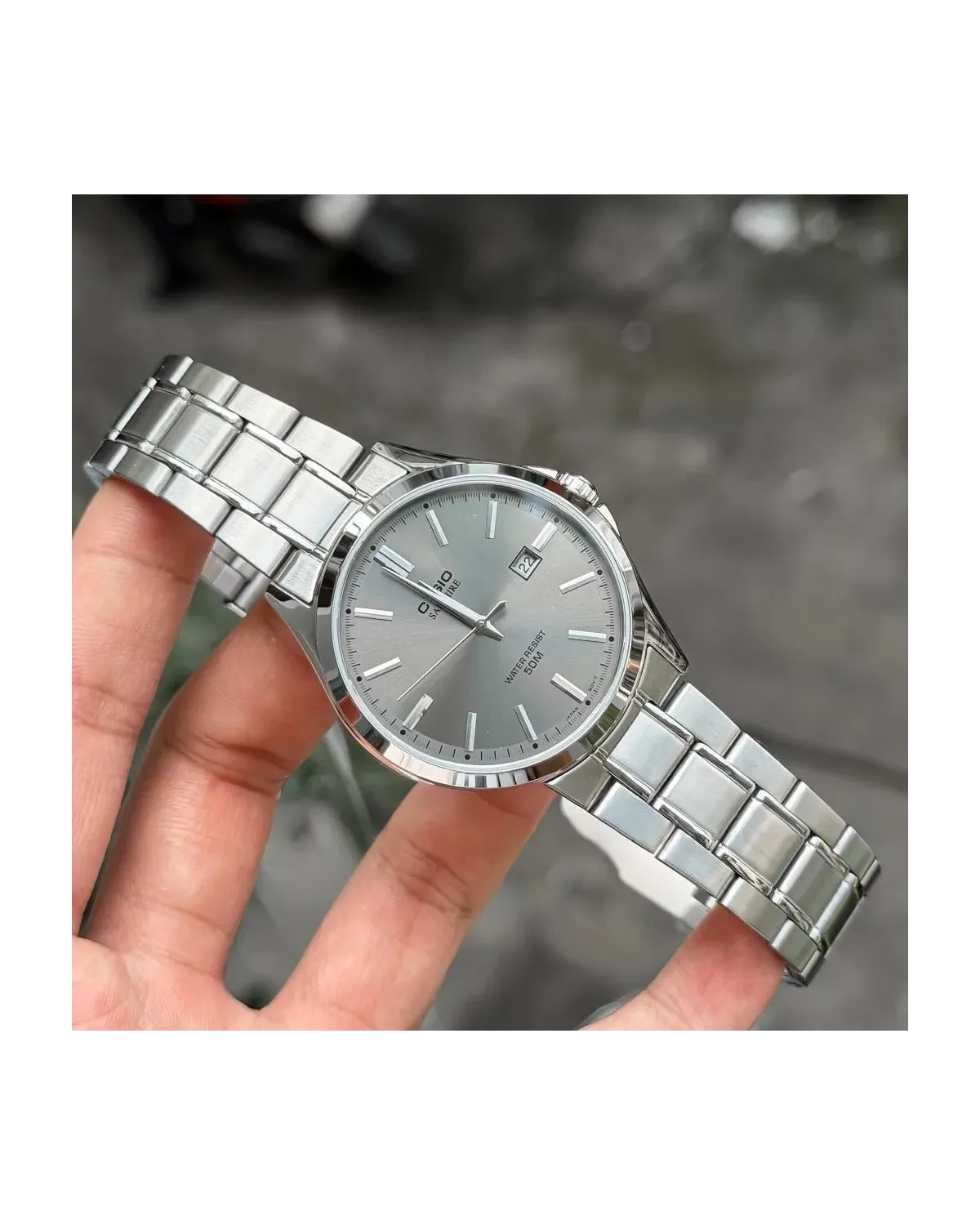 Zegarek Męski Casio MTS-115D-8A + BOX (zd292d) SZAFIR Zegarek Męski Casio MTS-115D-8A + BOX (zd292d) SZAFIR
