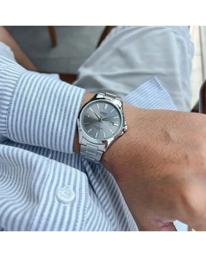 Zegarek Męski Casio MTS-115D-8A + BOX (zd292d) SZAFIR Zegarek Męski Casio MTS-115D-8A + BOX (zd292d) SZAFIR