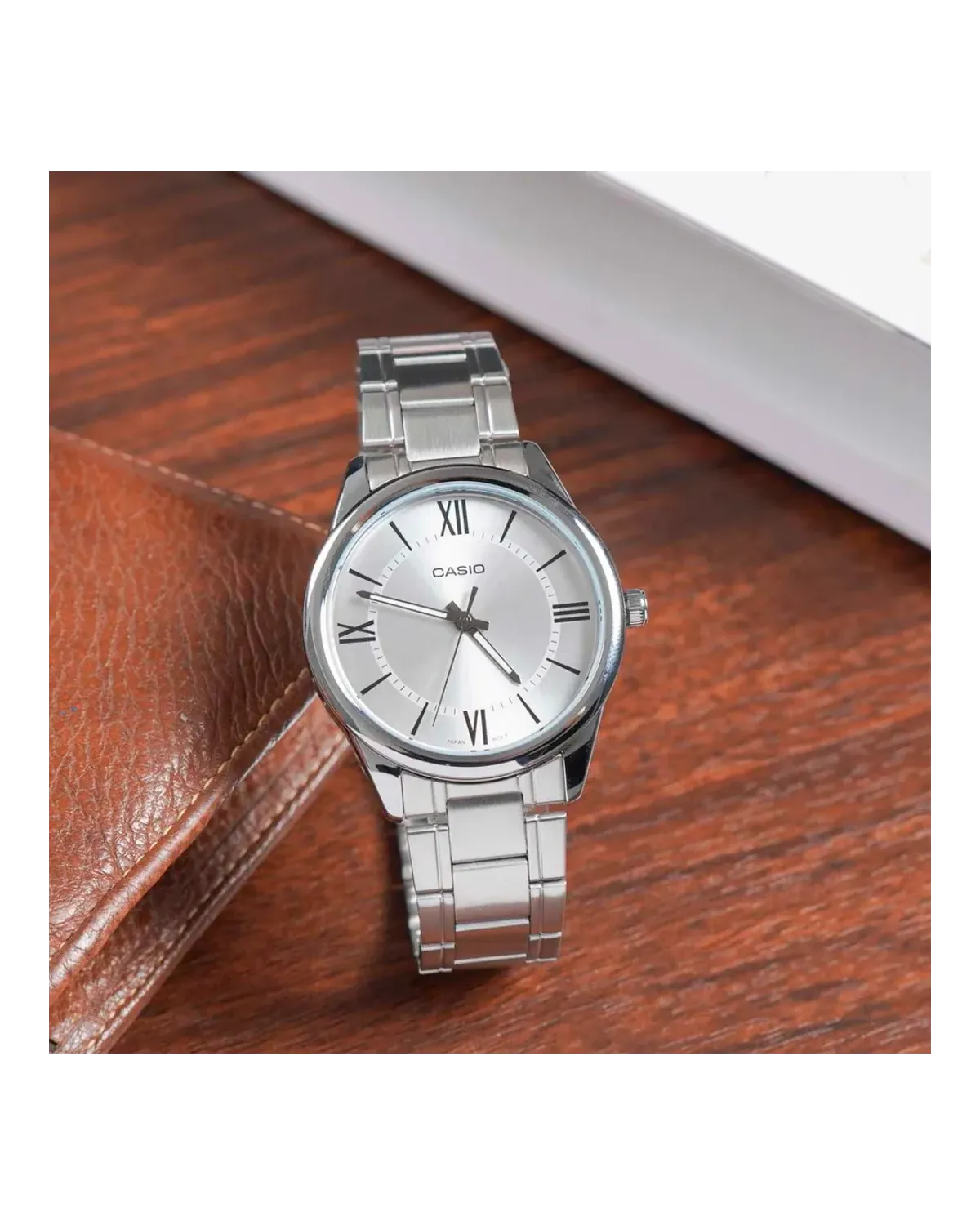 ZEGAREK MĘSKI CASIO MTP-V005D-7B5 + BOX ZEGAREK MĘSKI CASIO MTP-V005D-7B5 + BOX