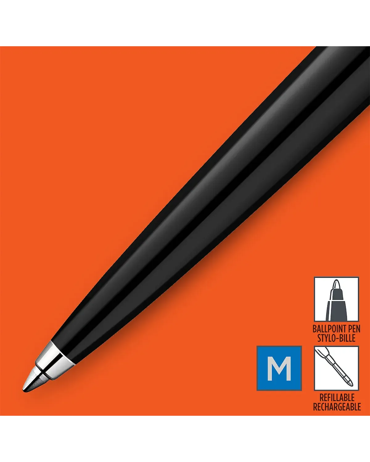 Zestaw upominkowy Pióro+Długopis Jotter czarny CT (KPLJOTTER7)