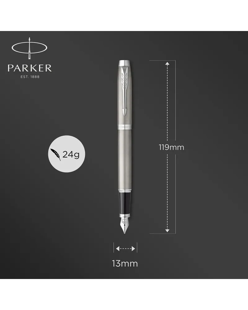 Długopis i Pióro Parker IM Srebrny CT w Pudełku z Etui (2214458)
