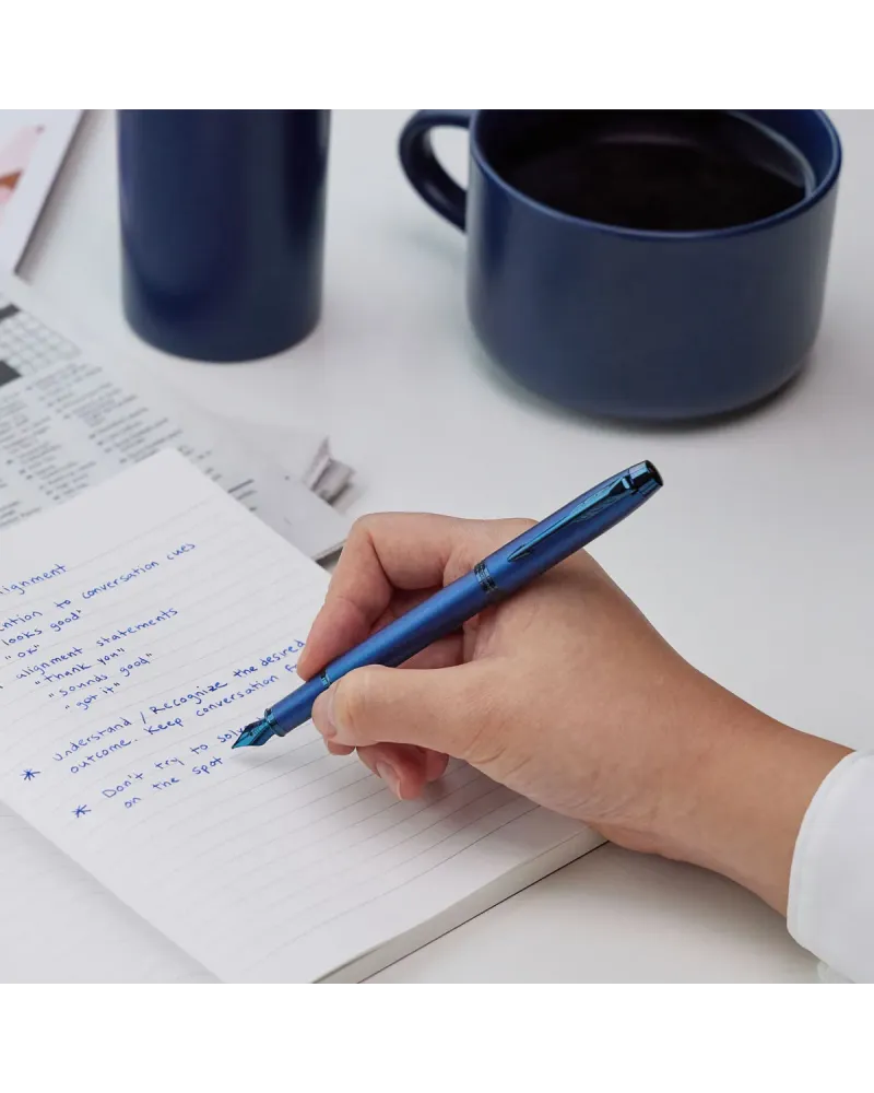 Długopis + Pióro Parker IM Professionals Monochrome Blue (2172966/1)