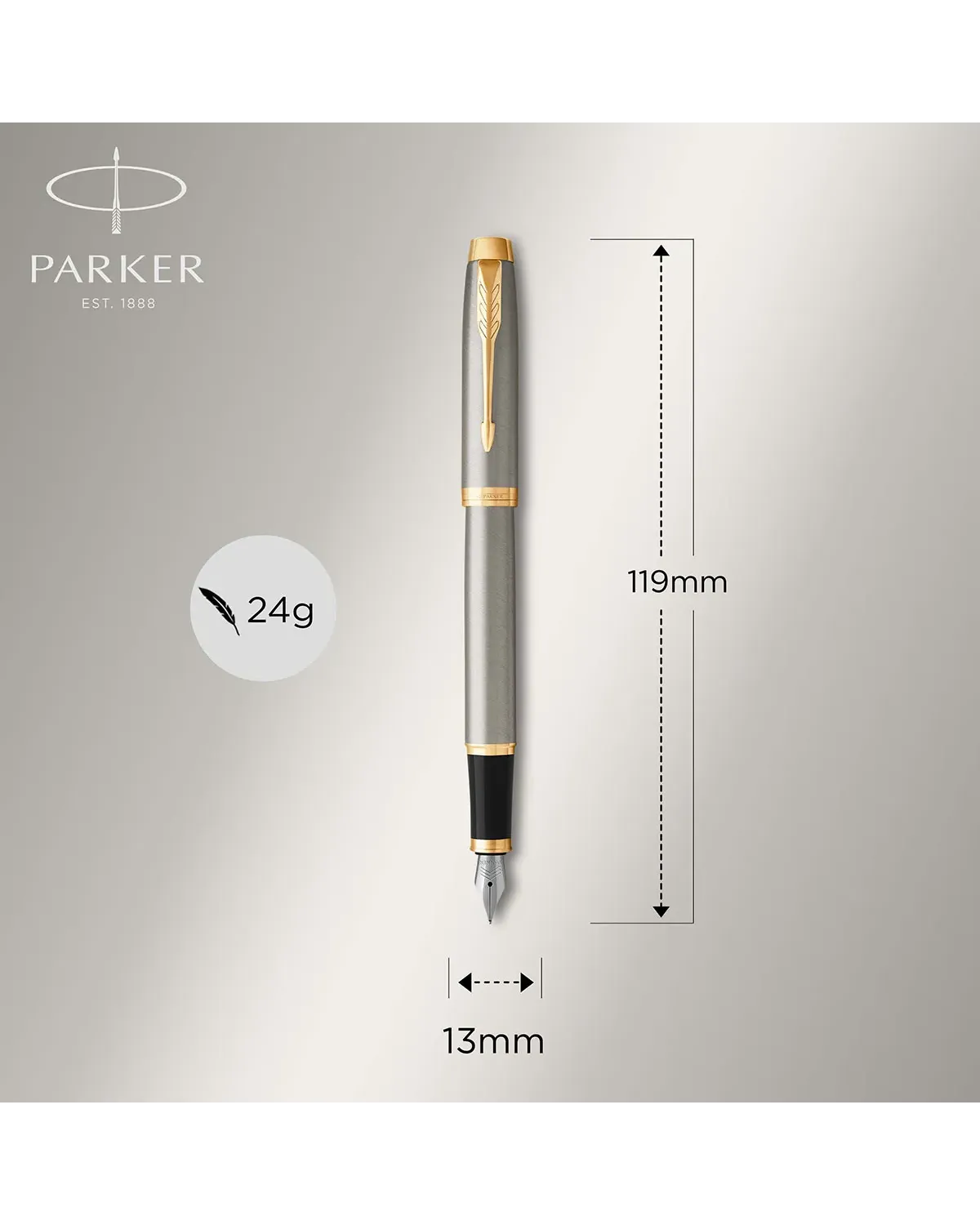 Długopis i Pióro Parker IM Brushed Metal GT (1931670/10)