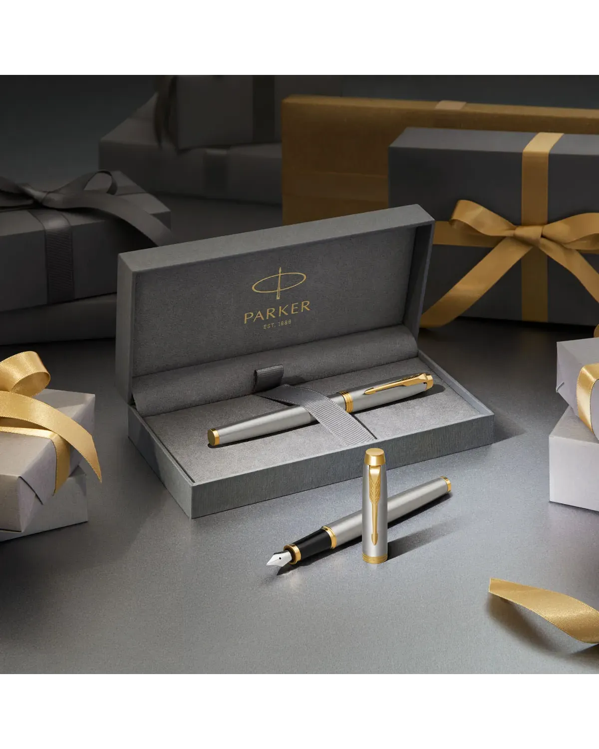 Długopis i Pióro Parker IM Brushed Metal GT (1931670/10)
